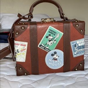 Disney Loungefly suitcase purse